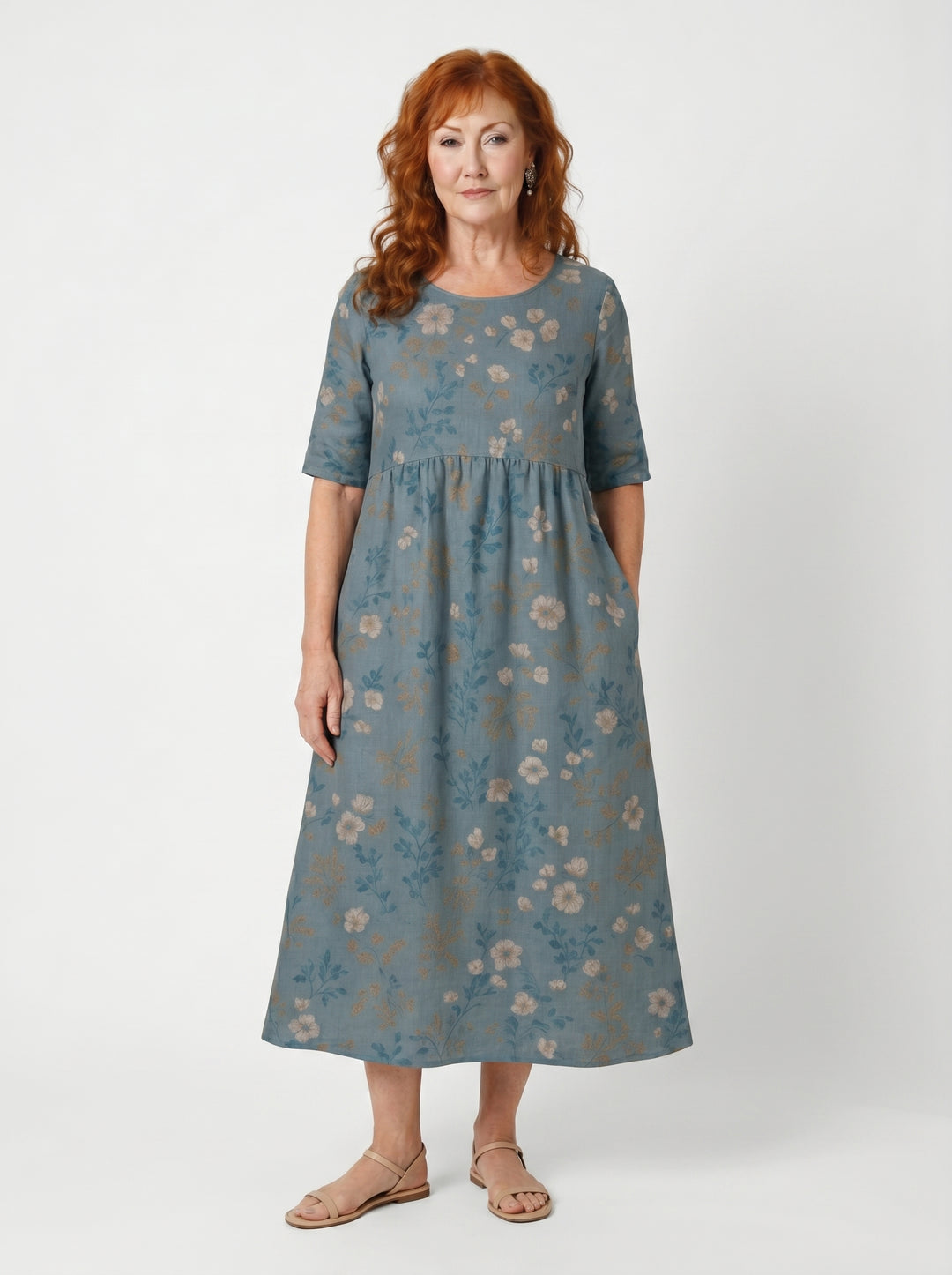RÓISÍN | MIDI DRESS EFFORTLESS COMFORT