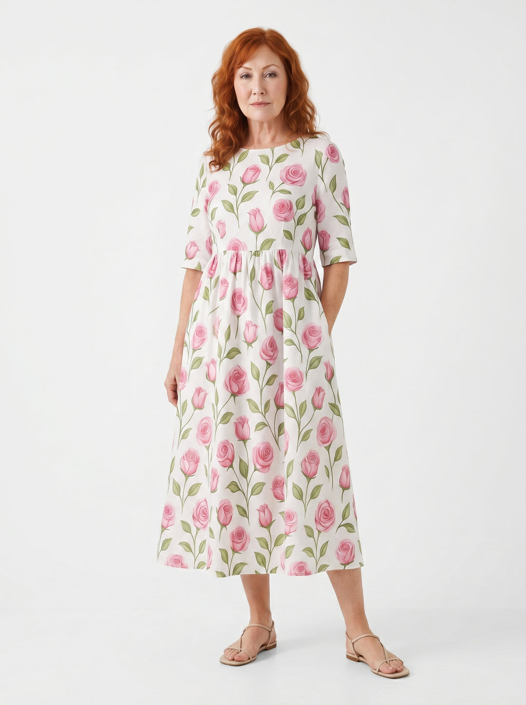 RÓISÍN | MIDI DRESS EFFORTLESS COMFORT