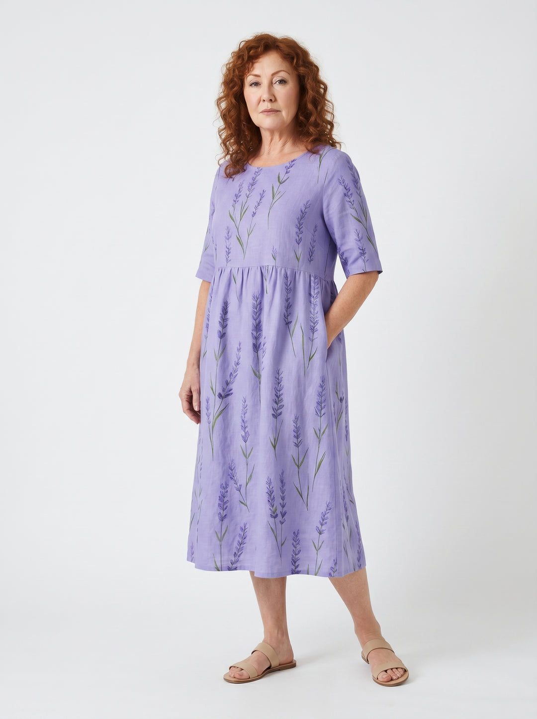 RÓISÍN | MIDI DRESS EFFORTLESS COMFORT