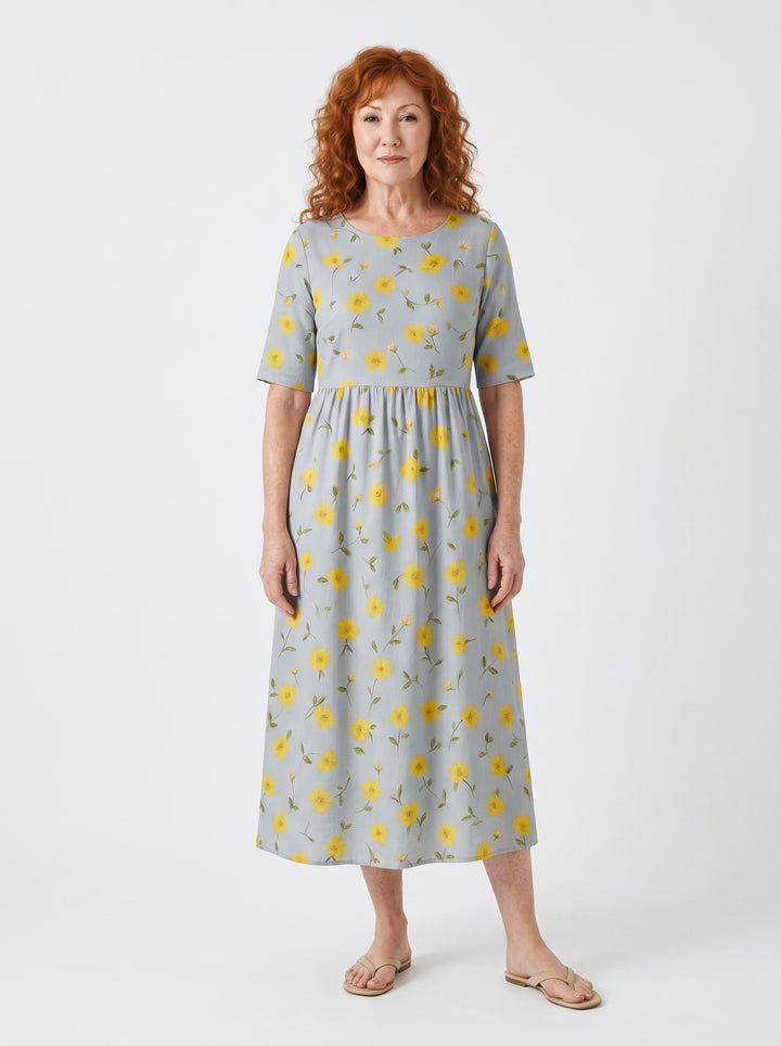 RÓISÍN | MIDI DRESS EFFORTLESS COMFORT