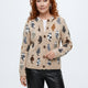 RÍONA | THE CAT PRINT CARDIGAN