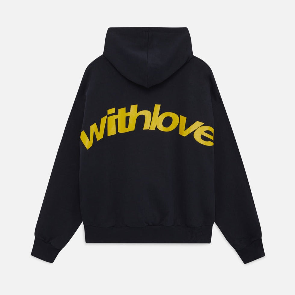 Oversize Hoodie with 'Withlove' Back Print