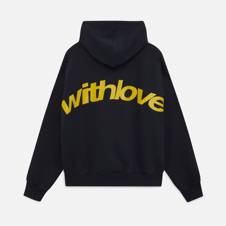 Oversize Hoodie with 'Withlove' Back Print