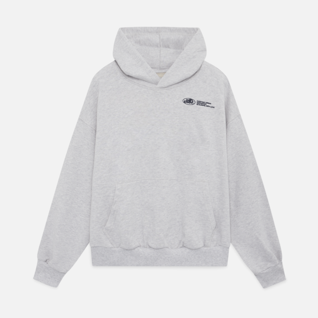 Oversize Hoodie with 'Withlove' Back Print