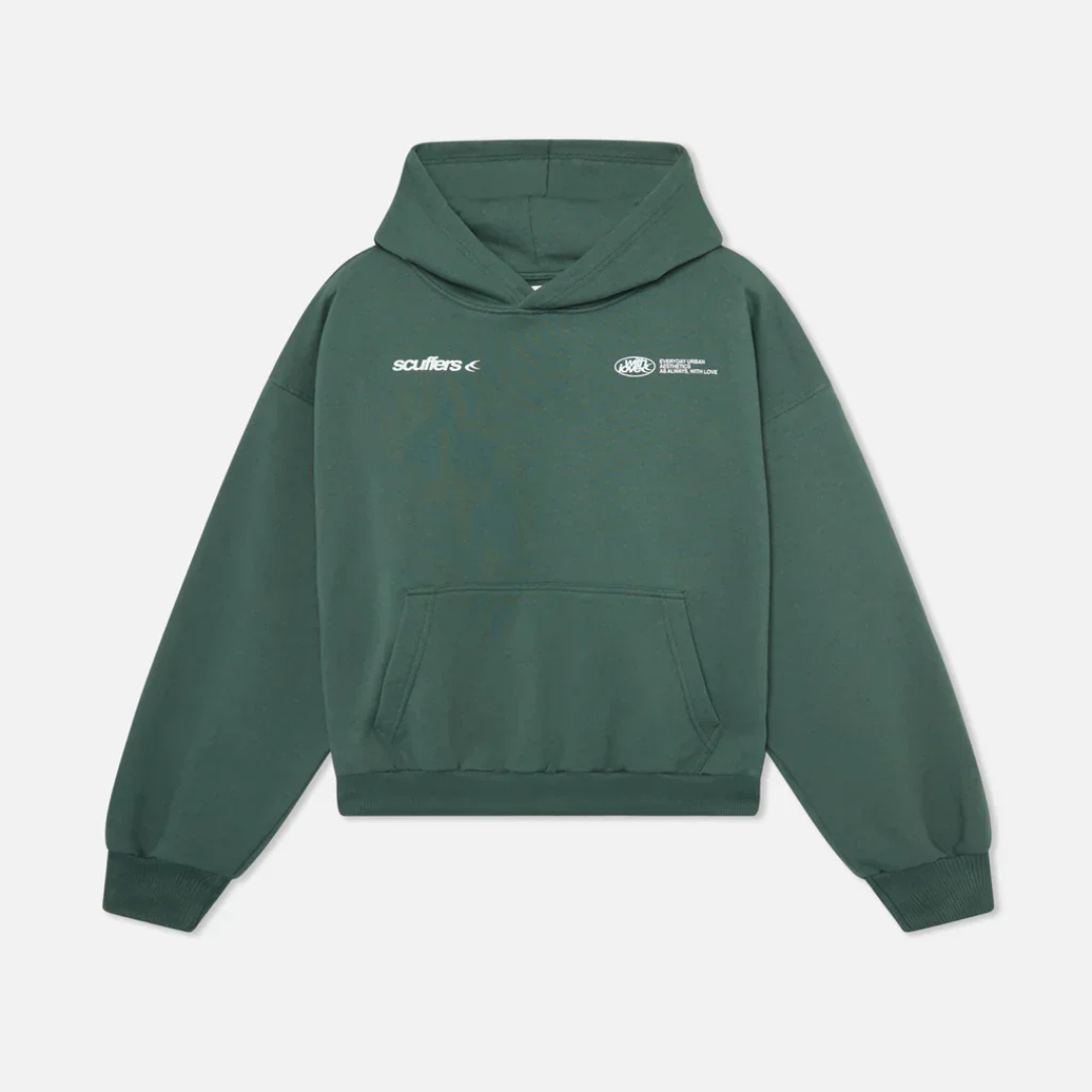 Oversize Hoodie with 'Withlove' Back Print