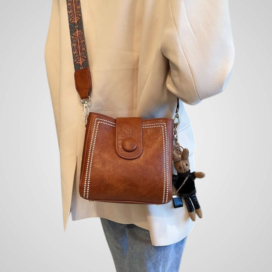 Retro Bag with Adjustable Wide Strap