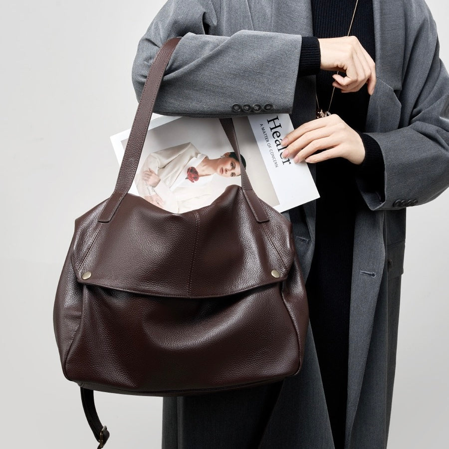 Minimalist Leather Tote Bag