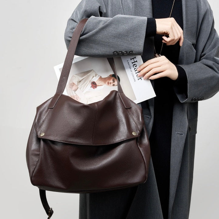 Minimalist Leather Tote Bag
