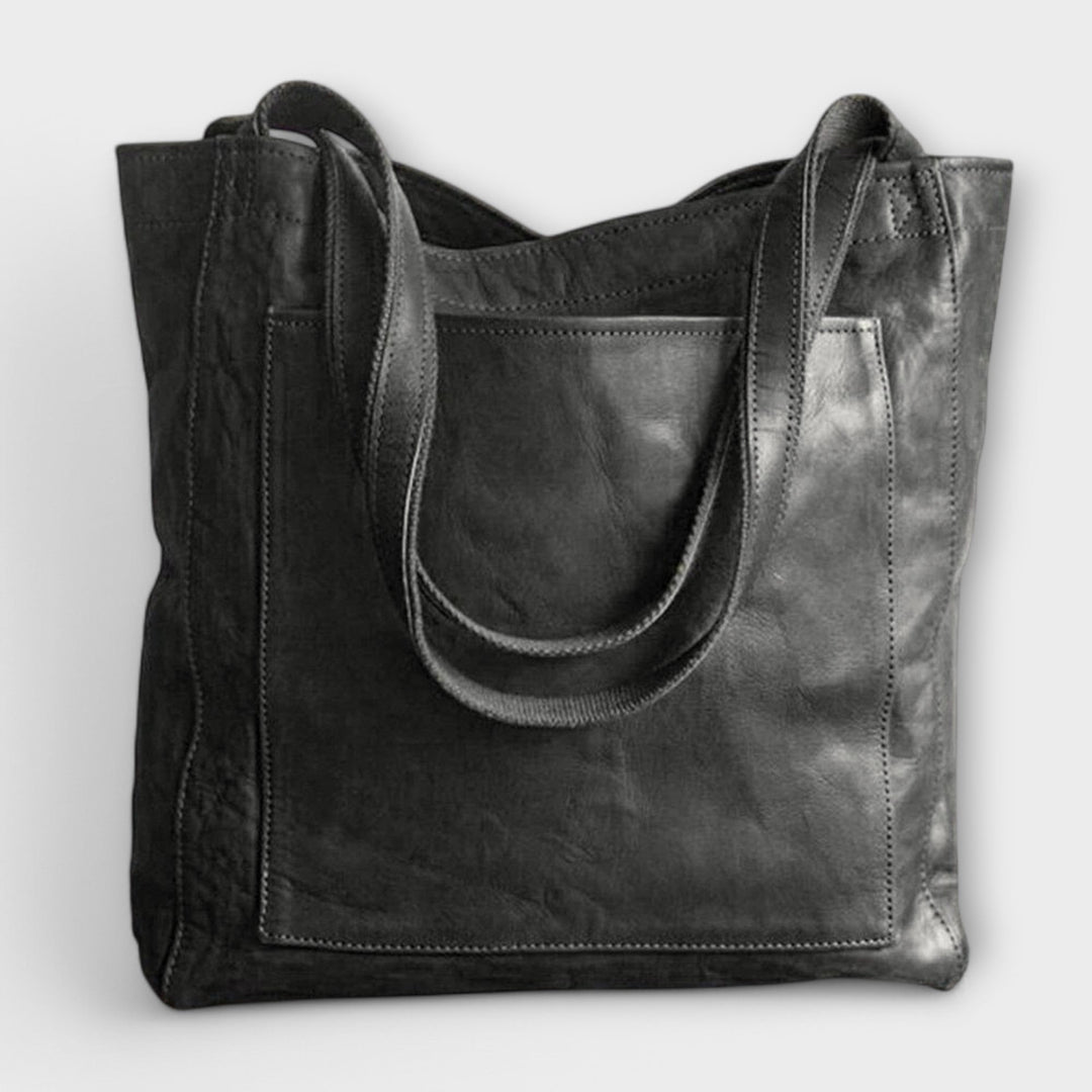 Everyday Shoulder Bag with Multiple Pockets