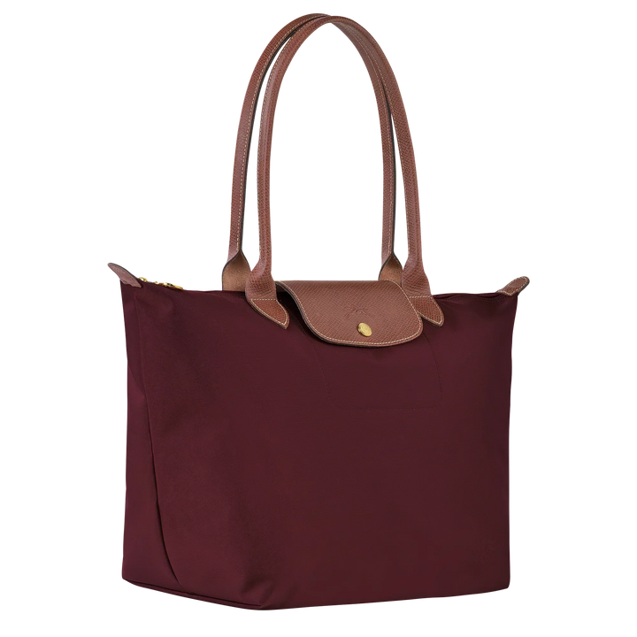 PENELOPE | LARGE LE PLIAGE TOTE IN RICH BURGUNDY