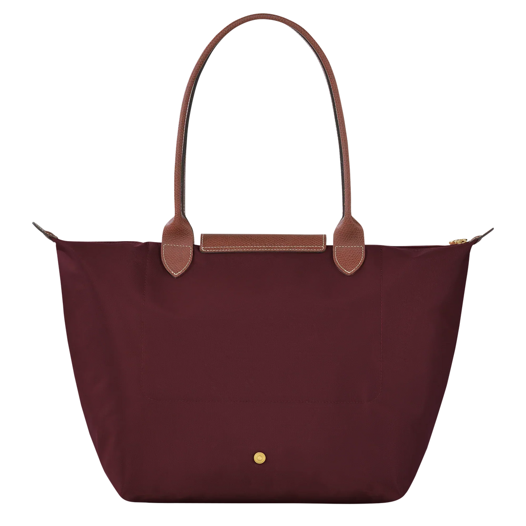 PENELOPE | LARGE LE PLIAGE TOTE IN RICH BURGUNDY