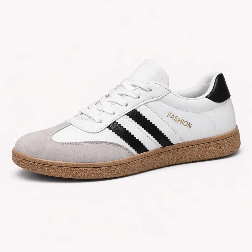 Women's Color Block Sneakers – Lace-Up Low Top Casual Trainers