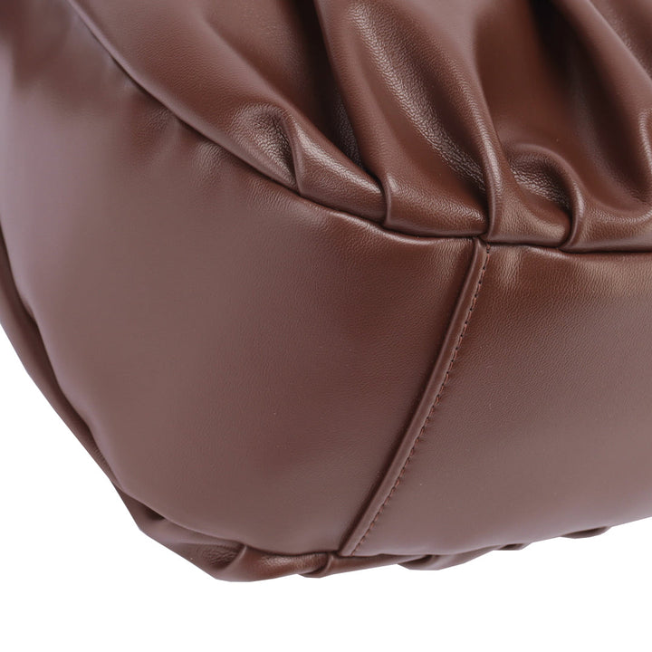 Croissant Shaped Faux Leather Sling Bag
