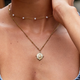 Monique | Vintage Necklace with Stone