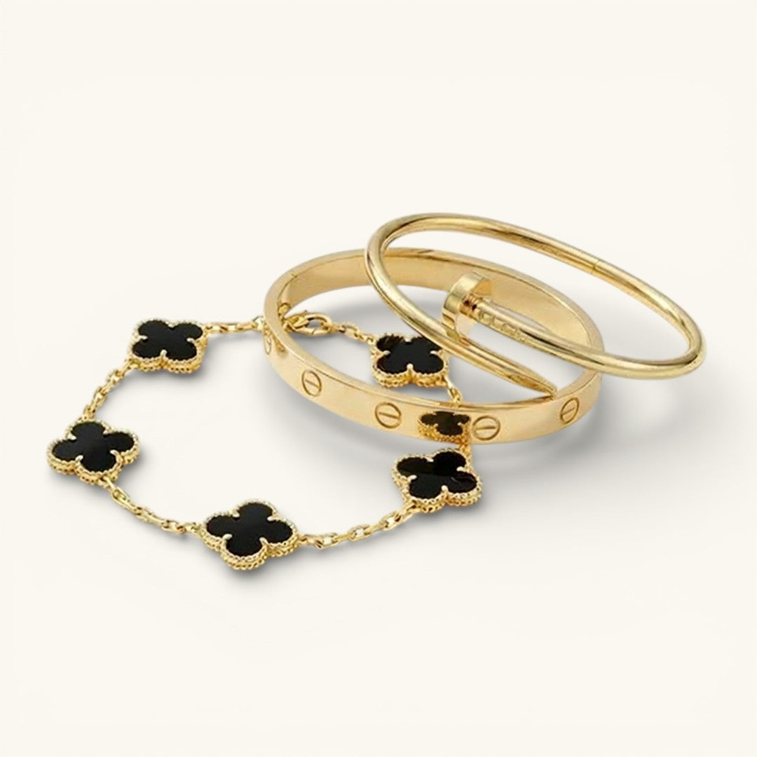 Miami Lumière Black elet Stack Set