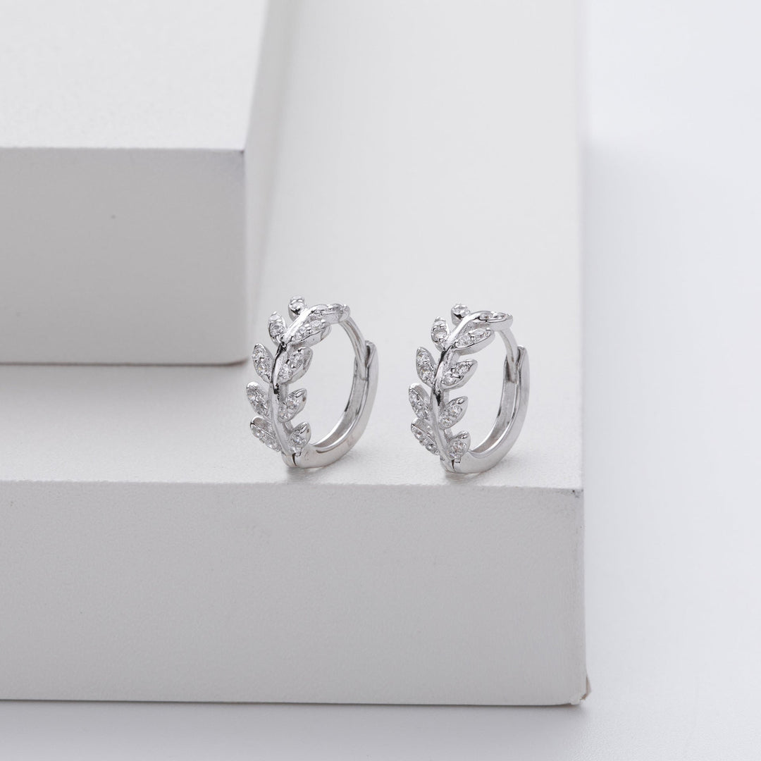 Fern | Silver Leaf Earrings