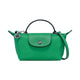 LONGCHAMP MINI LEATHER TOTE - EMERALD