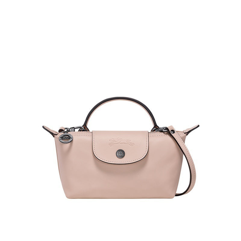 PENELOPE MINI LEATHER TOTE - ROSE