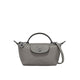LONGCHAMP MINI LEATHER TOTE - SMOKE