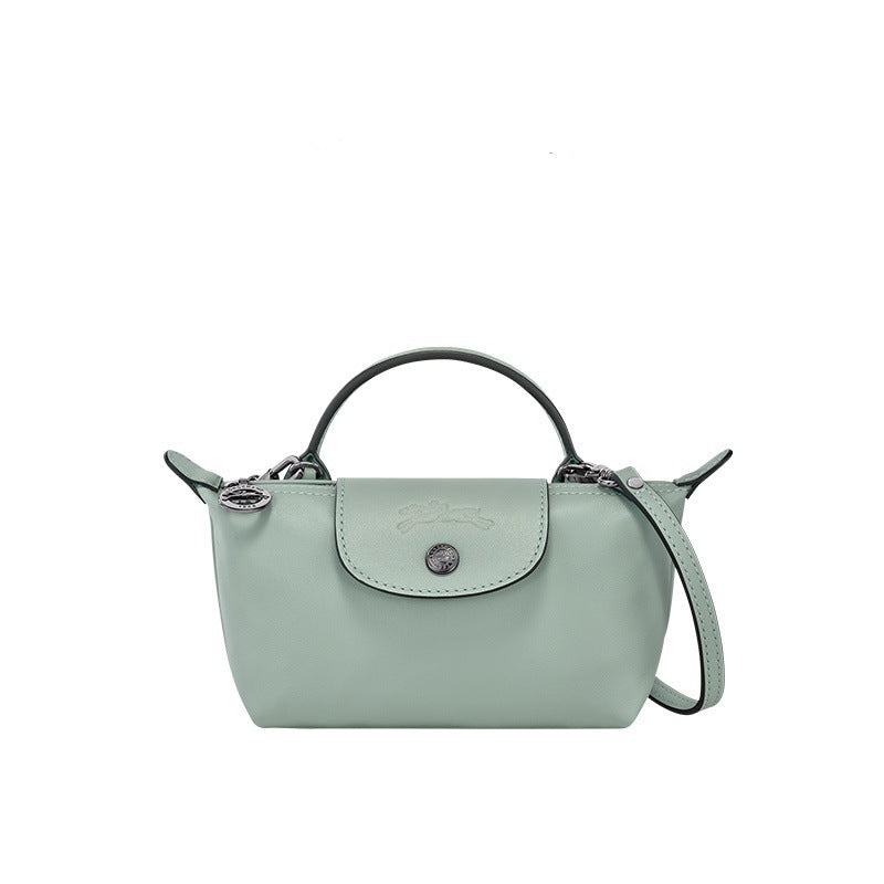 PENELOPE MINI LEATHER TOTE - TIFFANY BLUE