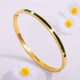 Gillian | Green and Gold Bracelet