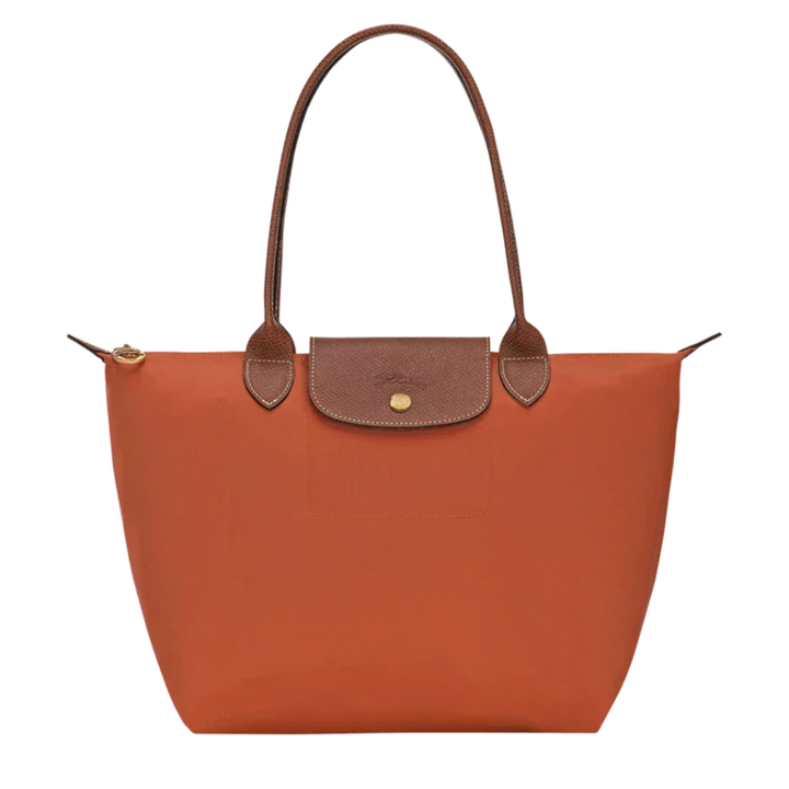 PENELOPE | SIGNATURE FOLDABLE LEATHER-TRIMMED TOTE