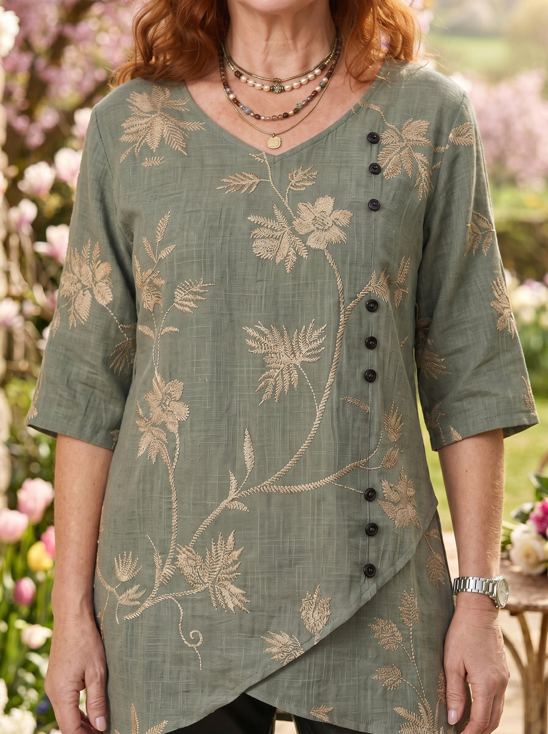 MABYN | VINTAGE FLORAL BLOUSE