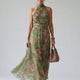 ORLA | FLORAL HALTER MAXI DRESS