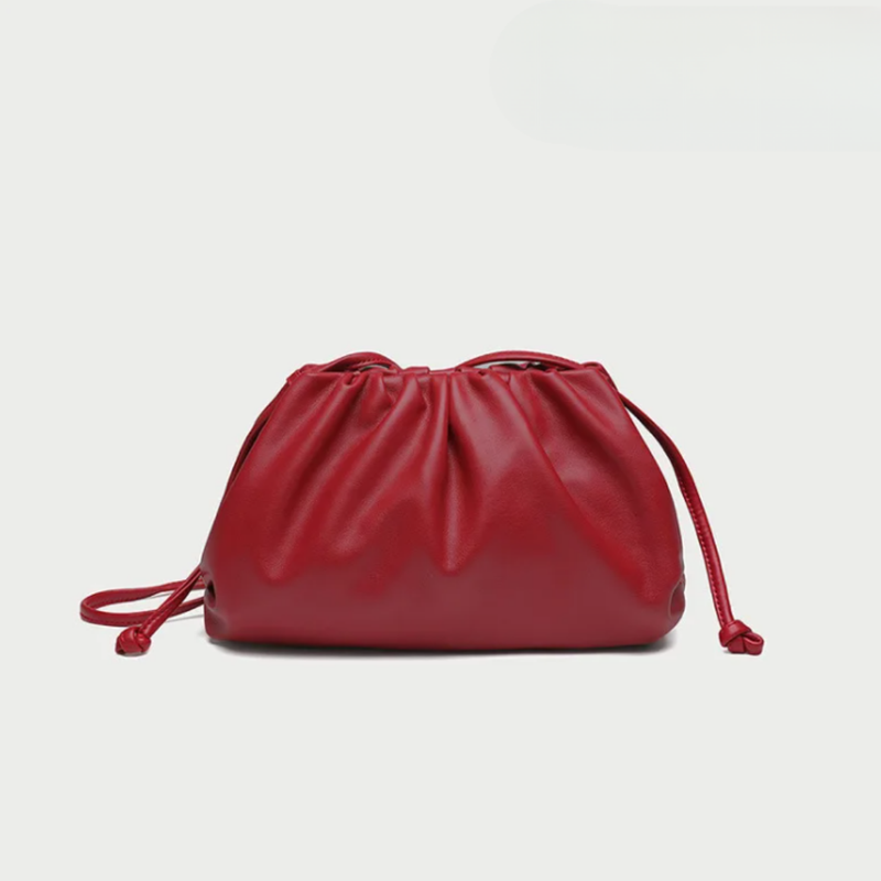 Convertible Faux Leather Hobo Bag