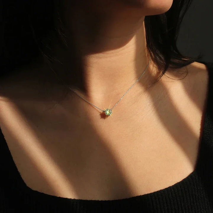 Christina | Crystal Solitaire Pendant