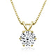 Genevieve | Moissanite Solitaire Necklace