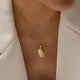 Cassandra | Gilded Cat's Eye Opal Necklace