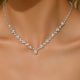Angelica | Wedding Necklace with Diamonds