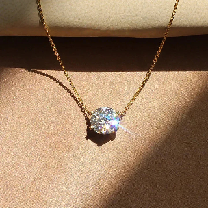 Christina | Crystal Solitaire Pendant