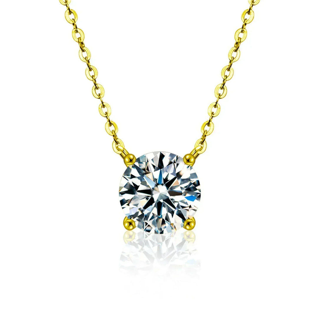 Gilda | Gold-Plated Zirconia Necklace