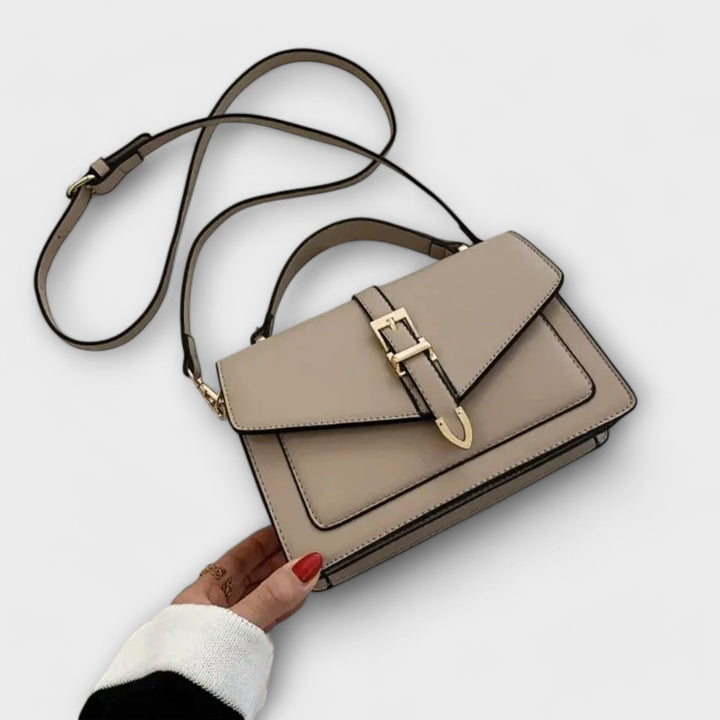 Classic Faux Leather Flap Shoulder Bag