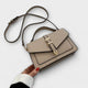 Classic Faux Leather Flap Shoulder Bag