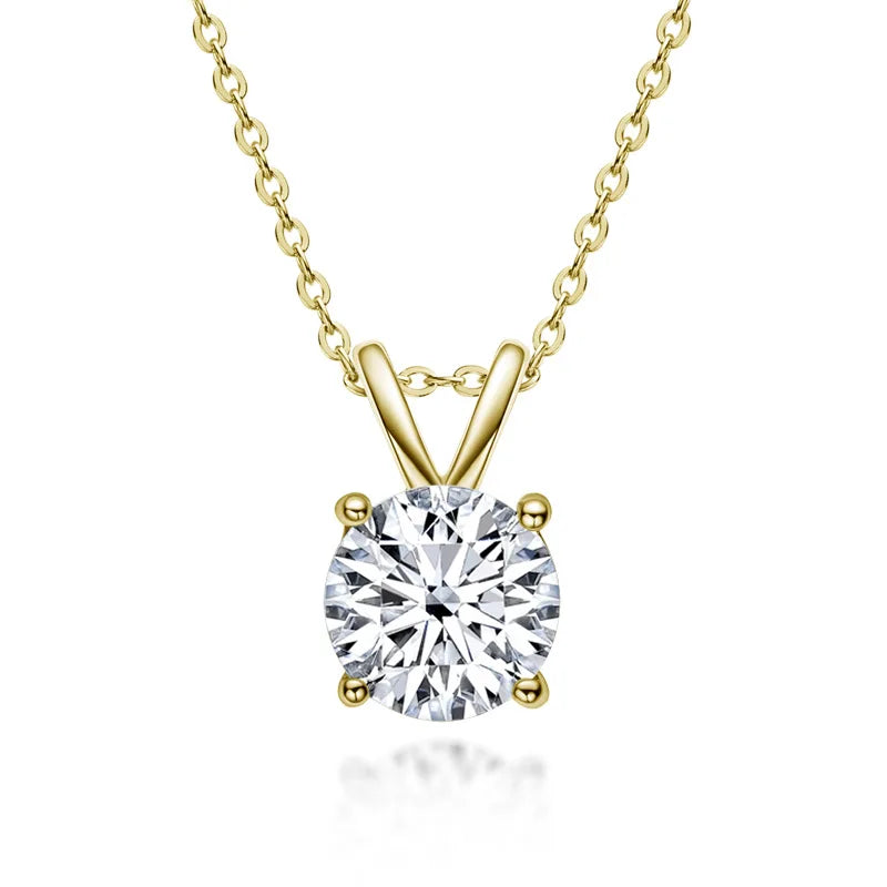 Serena | Sterling Silver Moissanite Necklace