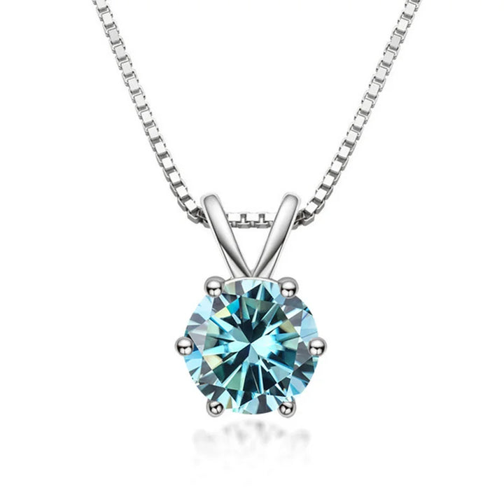 Genevieve | Moissanite Solitaire Necklace