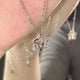 Wanda | Sculpted Wave Flower Necklace