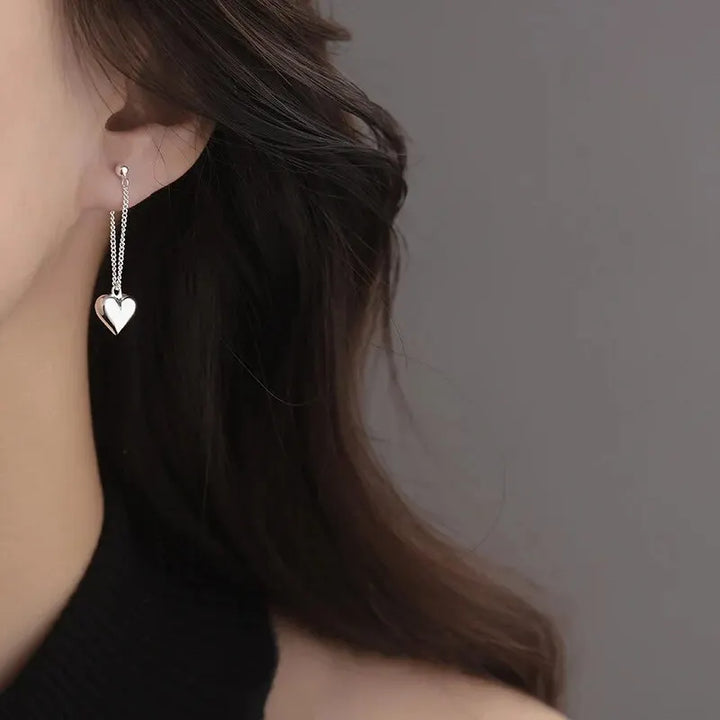 Hester | Vintage Geometric Heart Earrings