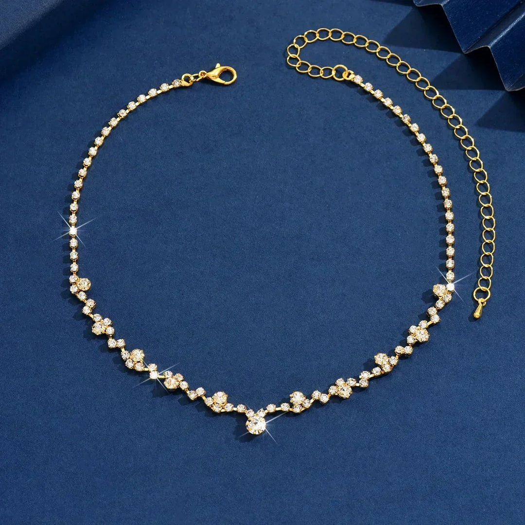 Angelica | Wedding Necklace with Diamonds