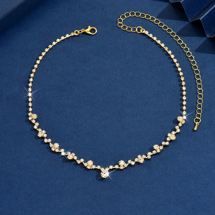 Angelica | Wedding Necklace with Diamonds