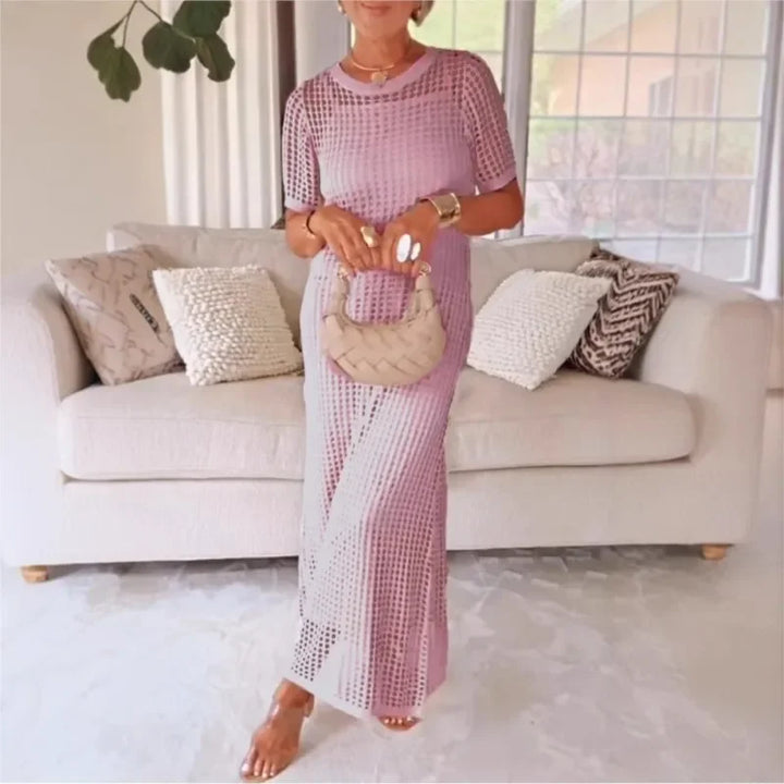 RIVIERA | SLIP DRESS & CROCHET LACE OVERLAY SET