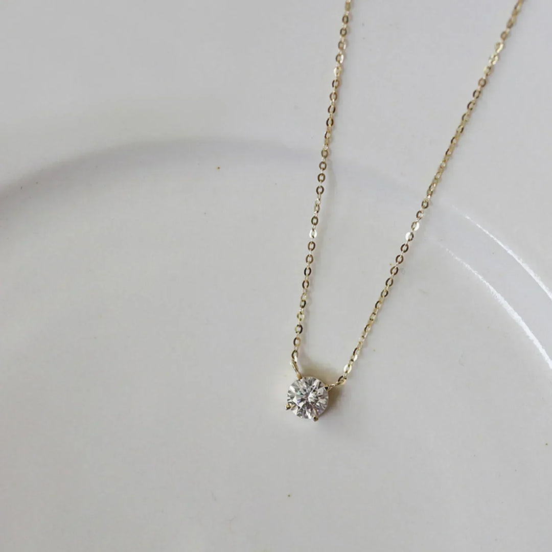 Gilda | Gold-Plated Zirconia Necklace