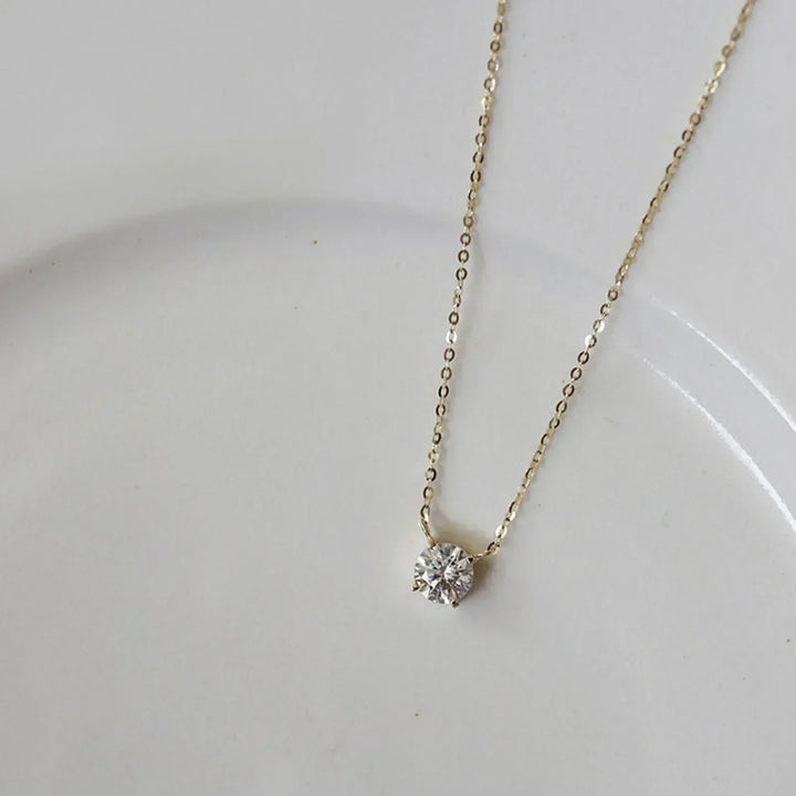 Gilda | Gold-Plated Zirconia Necklace