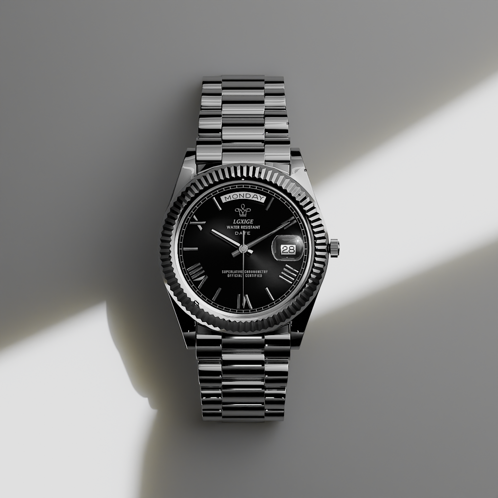 Midnight Black Men's Watch
