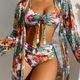 FIONNGHUALA | FLORAL SKIRT BIKINI SET