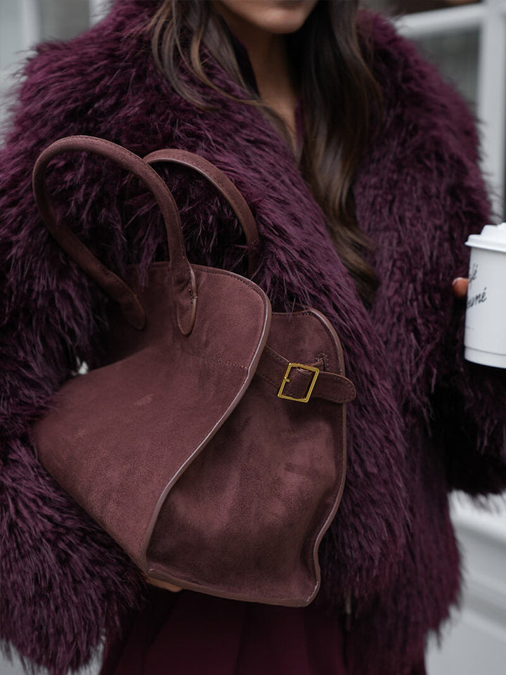 Sophisticated Suede Handbag