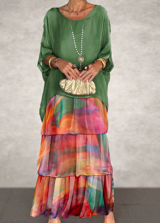 CAOILFHIONN | GRACEFUL FLOWING MAXI DRESS